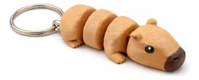 Chaveiro Capivara Articulada 3d Super Fofo Flexível Chaveiro Capivara Articulada 3d Super Fofo Flexível