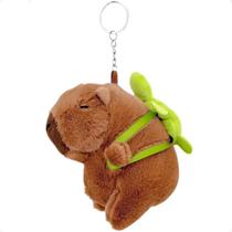 Chaveiro capivara de pelucia 11cm ref xz2202