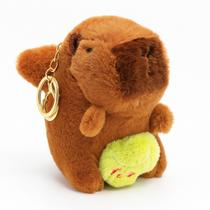Chaveiro Capivara Pelúcia Com Mecanismo Gancho Capilovers