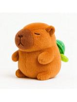 Chaveiro Capivara Pelúcia com Mecanismo Retrátil e Vibração Acessório Divertido