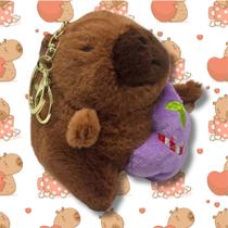 Chaveiro Capivara Pelúcia Fofinha Divertida - Sortida