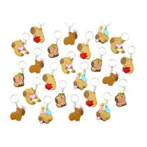 Chaveiro Capivara Variadas Diversas 10un Tema Aniversário Novidade Chaveiro Capivara Variadas Diversas 10un Tema Aniversário Novidade