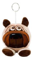 Chaveiro Caricatura Cachorro Bulldog 12cm - Pelúcia