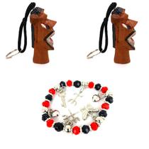 Chaveiro Carranca Proteção Espiritual Patuá Talismã Pulseira Pomba Gira Umbanda Candomblé Kit