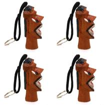 Chaveiro Carranca Proteção Espiritual Talismã Amuleto De Defesa Sorte Kit 4 Und Chaveiro Carranca Proteção Espiritual Talismã Amuleto De Defesa Sorte Kit 4 Und