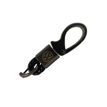 Chaveiro Carro Metal c/ detalhe Couro Genuíno Volkswagen Gol