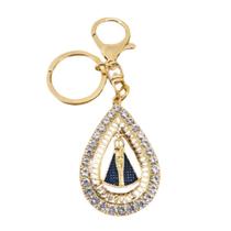 Chaveiro Católico Aparecida Jorge Divino - Escolha seu Santo