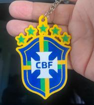 Chaveiro CBF Brasil 3D PLA Futebol Brasileiro COPA 2026