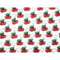chaveiro Cereja Chaveiro Emborrachado 10un fruta chaveiro Cereja Chaveiro Emborrachado 10un fruta