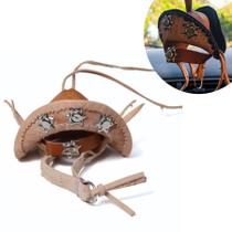 Chaveiro Chapéu Couro Retrovisor Nordestino Lampião Vaqueiro Decoração Carro Boiadeiro Chaveiro Chapéu Couro Retrovisor Nordestino Lampião Vaqueiro Decoração Carro Boiadeiro