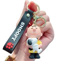 Chaveiro Charlie Brown Snoopy Personagem Coleção Acessório Chave Carro Bolsa Desenho Animado