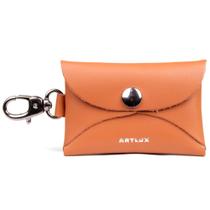 Chaveiro Charm Bag Porta Moedas Notas e Cartões em Couro Artlux 516 -