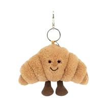 Chaveiro Charm De Croissant Para Amantes De Comida, Acessório Fofo Para Bolsas E Celulares, Presente