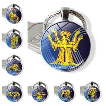 Chaveiro Chaveiro Áries Golden Saint Zodiac com Time Gem