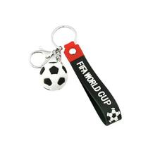 Chaveiro Chaveiro de bola de futebol em PVC de borracha macia