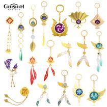 Chaveiro Chaveiro de metal Genshin Impact Luminous Characters