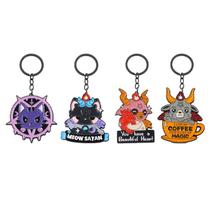 Chaveiro Chaveiro Demon Cat Coffee Cup Alloy Enamel