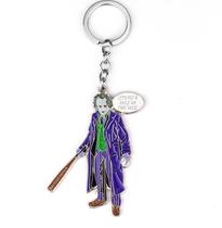 Chaveiro, chaveiro, Joker, vilão, pingente de metal