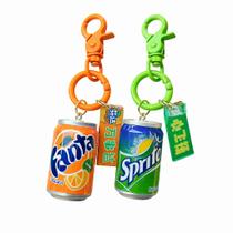 Chaveiro, chaveiro, mini lata de refrigerante para mochila