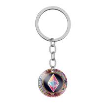 Chaveiro Chaveiro Moeda de Criptomoeda de Aço Inoxidável Chaveiro Chaveiro Moeda de Criptomoeda de Aço Inoxidável
