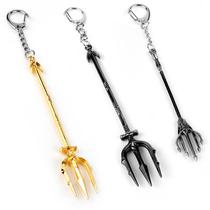 Chaveiro, chaveiro, pendente Aquaman Trident Metal Alloy