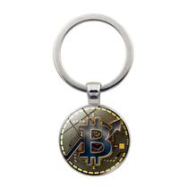Chaveiro, chaveiro, pendente, moeda Bitcoin para fãs de criptomoedas Chaveiro, chaveiro, pendente, moeda Bitcoin para fãs de criptomoedas