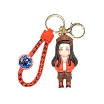 Chaveiro, chaveiro, pendente, PVC Demon Slayer Nezuko Chaveiro, chaveiro, pendente, PVC Demon Slayer Nezuko