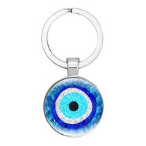 Chaveiro, chaveiro, pingente, azul, Evil Eye, proteção turca