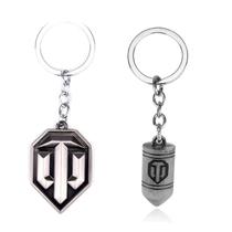 Chaveiro, chaveiro, pingente com logotipo do World of Tanks Bullet Gaming Chaveiro, chaveiro, pingente com logotipo do World of Tanks Bullet Gaming