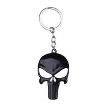 Chaveiro, chaveiro, pingente de design retrô The Punisher Skull