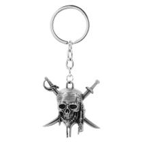 Chaveiro Chaveiro Piratas do Caribe Skull Jack Sparrow Chaveiro Chaveiro Piratas do Caribe Skull Jack Sparrow
