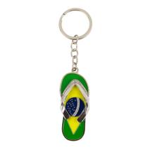 Chaveiro Chinelo Brasil Copa Do Mundo 6cm Chaveiro Chinelo Brasil Copa Do Mundo 6cm