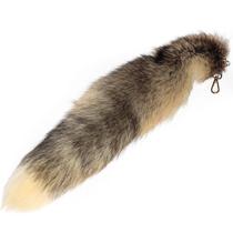 Chaveiro Chunxiao Luxe Fox Fur Tail, acessório de moda