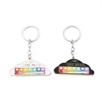 Chaveiro Cloud Mood Tracker em liga de zinco ajustável Chaveiro Cloud Mood Tracker em liga de zinco ajustável