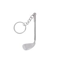 Chaveiro, clube de golfe em miniatura, clube de golfe e liga de bolas Chaveiro, clube de golfe em miniatura, clube de golfe e liga de bolas