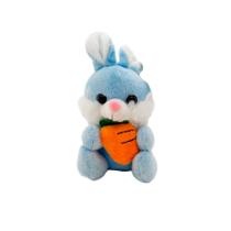 Chaveiro Coelho de Pelúcia Azul - 13cm - 1 unidade - Rizzo Chaveiro Coelho de Pelúcia Azul - 13cm - 1 unidade - Rizzo