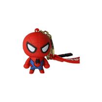 Chaveiro com Boneco Homem Aranha Vermelho e azul corpo pequeno