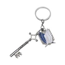 Chaveiro Com Emblema Da Legião De Exploração De Attack on Titan Para Mulheres E Homens, Joia De