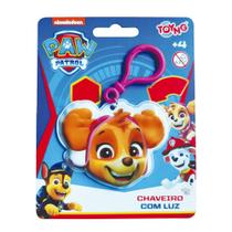 Chaveiro com luz clip on Patrulha Canina - Sky TOYNG