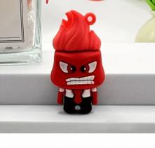 Chaveiro com Mini Boneco 3D Emborrachado Personagem Divertidamente 2 Filme Emoções Chaveiros Divertida Mente Lembrança