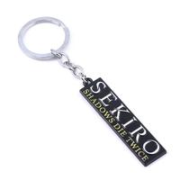 Chaveiro com pingente de metal com logotipo Sekiro Shadows Die Twice Chaveiro com pingente de metal com logotipo Sekiro Shadows Die Twice