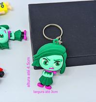 Chaveiro com Pingente Mini Boneco 3D emborrachado Divertidamente 2 Filme Divertida Mente Chaveiros emoções Porta chaves Chaveiro com Pingente Mini Boneco 3D emborrachado Divertidamente 2 Filme Divertida Mente Chaveiros emoções Porta chaves