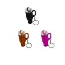 Chaveiro Copo Acessório Criativo para Bolsas e Chaves