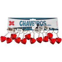 Chaveiro Coração 2,5 CM - Pacote com 12 Peças Chaveiro Coração 2,5 CM - Pacote com 12 Peças