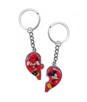 Chaveiro Coracao Mickey e Minnie 12cm Disney Chaveiro Coracao Mickey e Minnie 12cm Disney