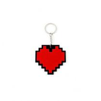 Chaveiro Coração Pixel Chaveiro Coração Pixel