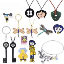 Chaveiro Coraline Jones Button Eyes Chaveiro Coraline Jones Button Eyes
