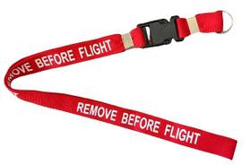 Chaveiro Cordão Remove Before Flight Com Engate Rápido