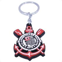Chaveiro Corinthians De Borracha Com Brasão De Time REF KF005C1