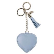 Chaveiro couro amor azul bebe Chaveiro couro amor azul bebe